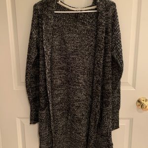 Hooded Pattern Cardigan